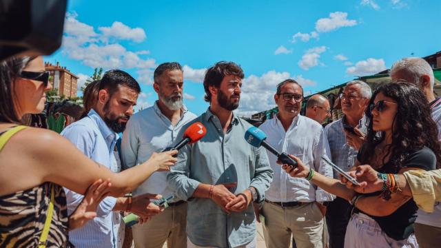 García-Gallardo en su visita a Miranda de Ebro