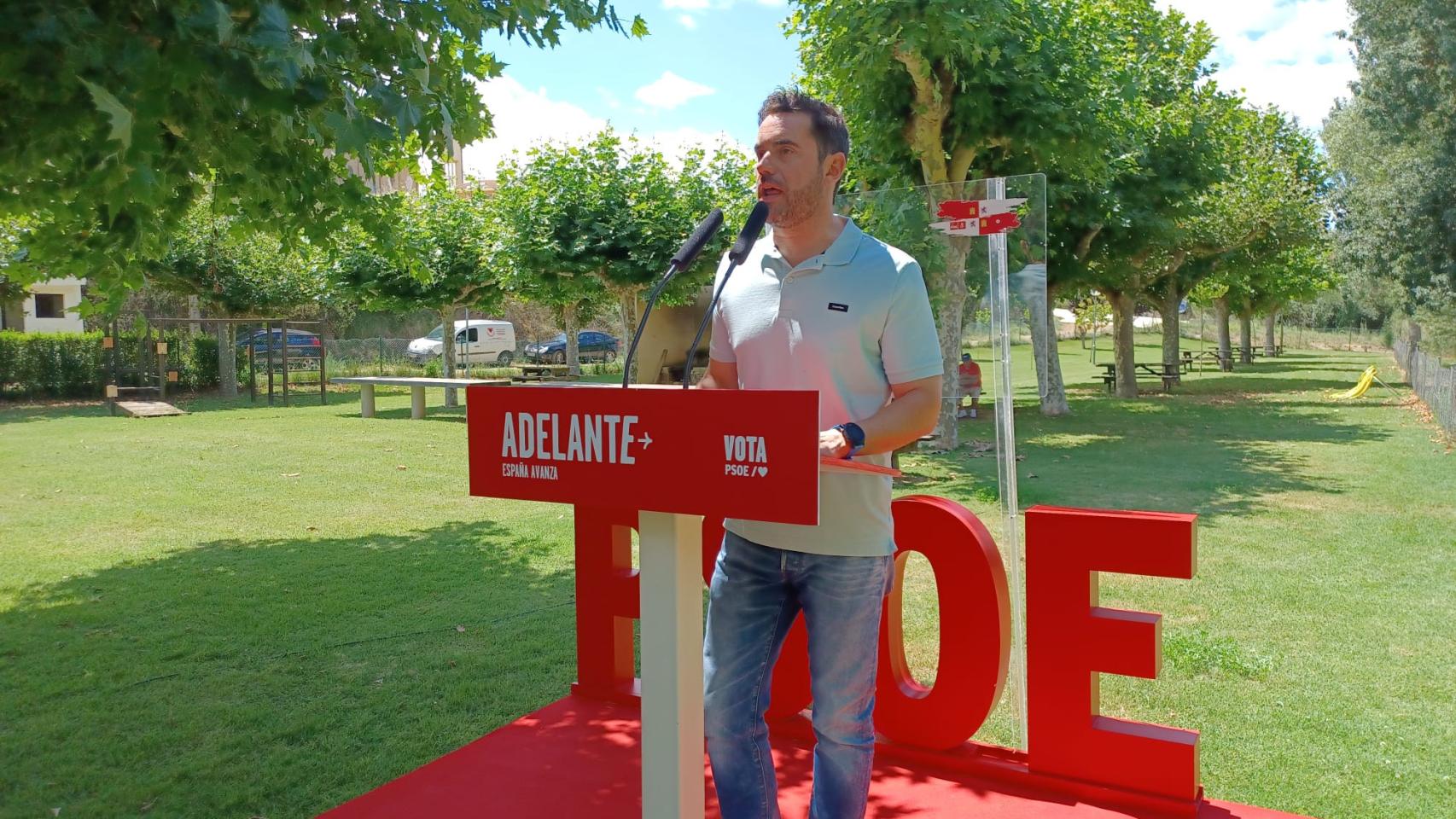 Antidio Fagúndez, candidato del PSOE de Zamora al Congreso.