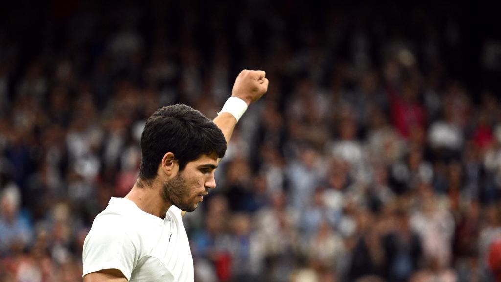 Carlos Alcaraz, en Wimbledon