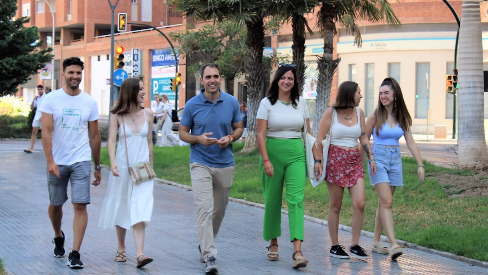 Toni Valero, en el acto de campaña.