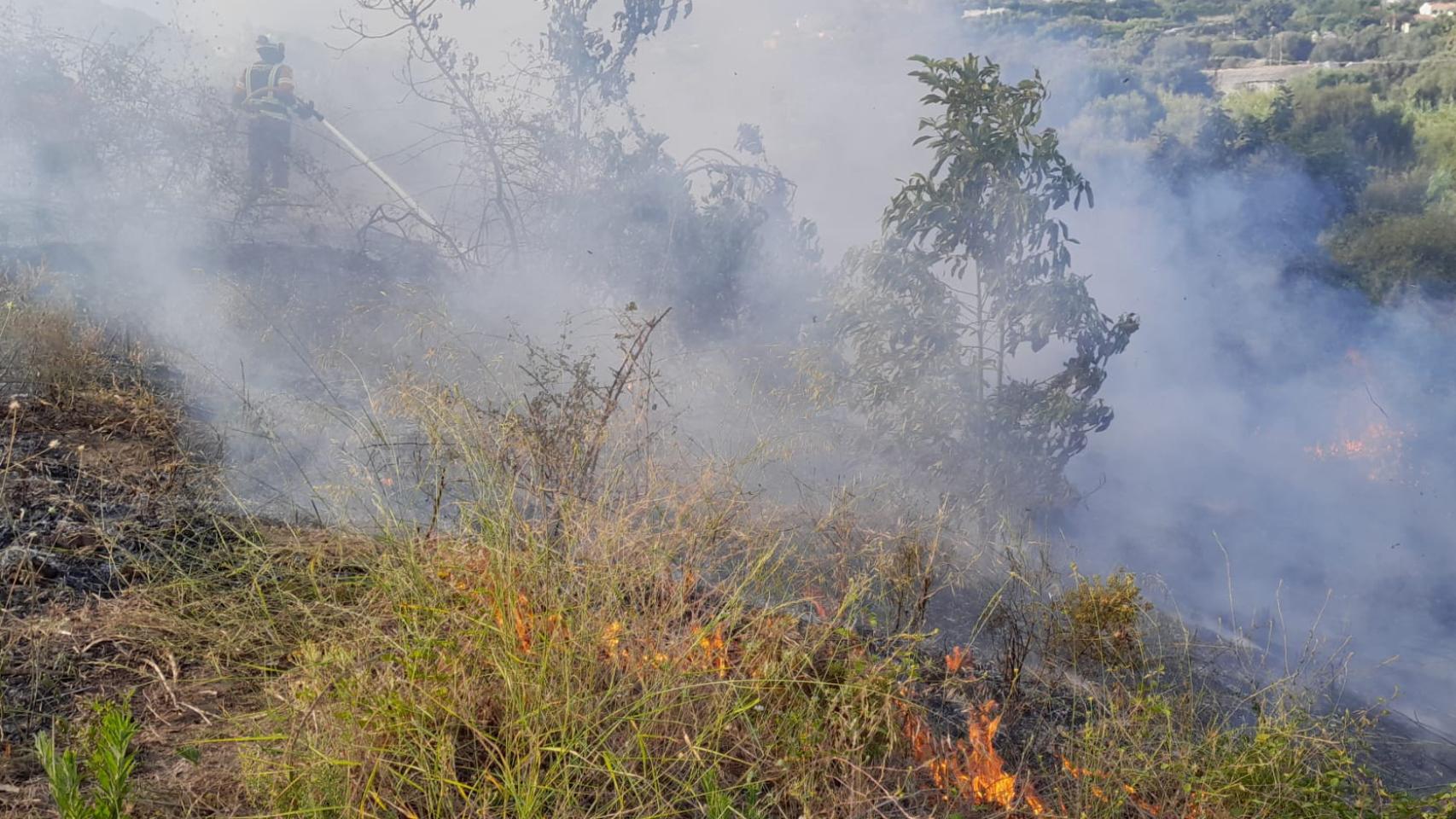 Imagen de archivo de un incendio forestal