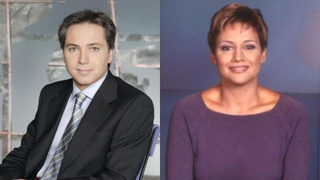 Vicente Vallés en 'La mirada crítica' y Glòria Serra en 'Informativos Telecinco'.