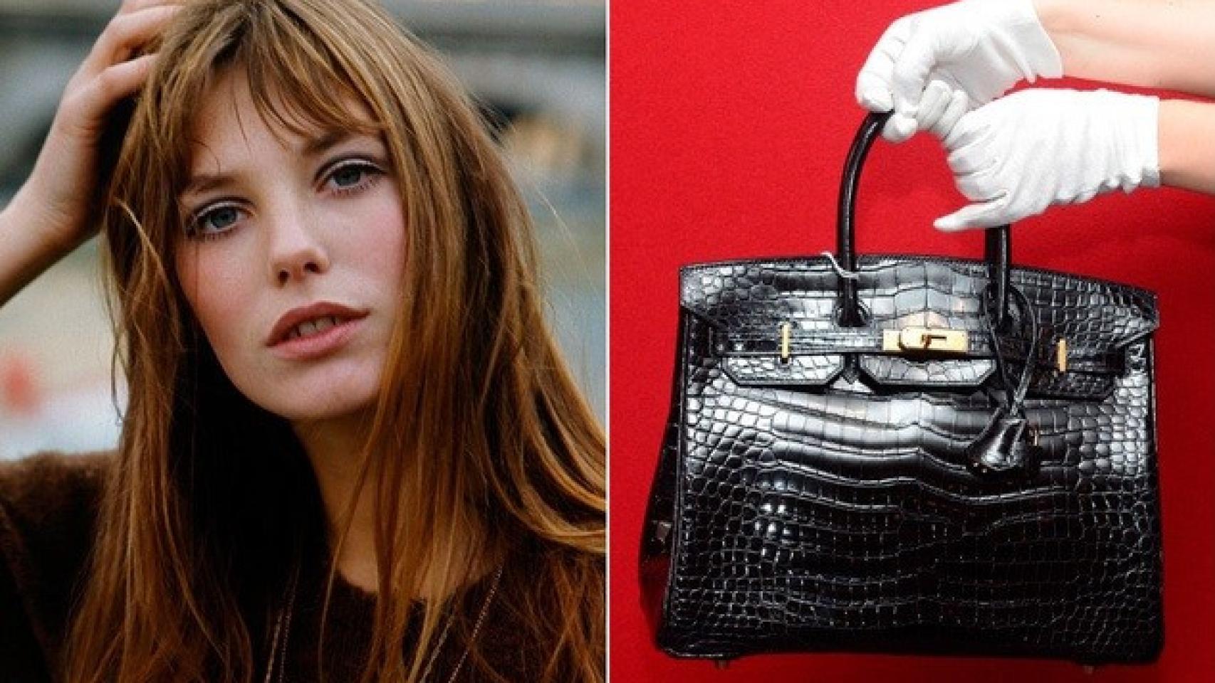 El bolso Birkin inspirado en la cantante Jane Birkin.