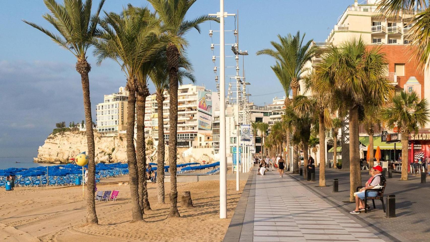 El ahogamiento se produjo en la playa de Levante, en la imagen.