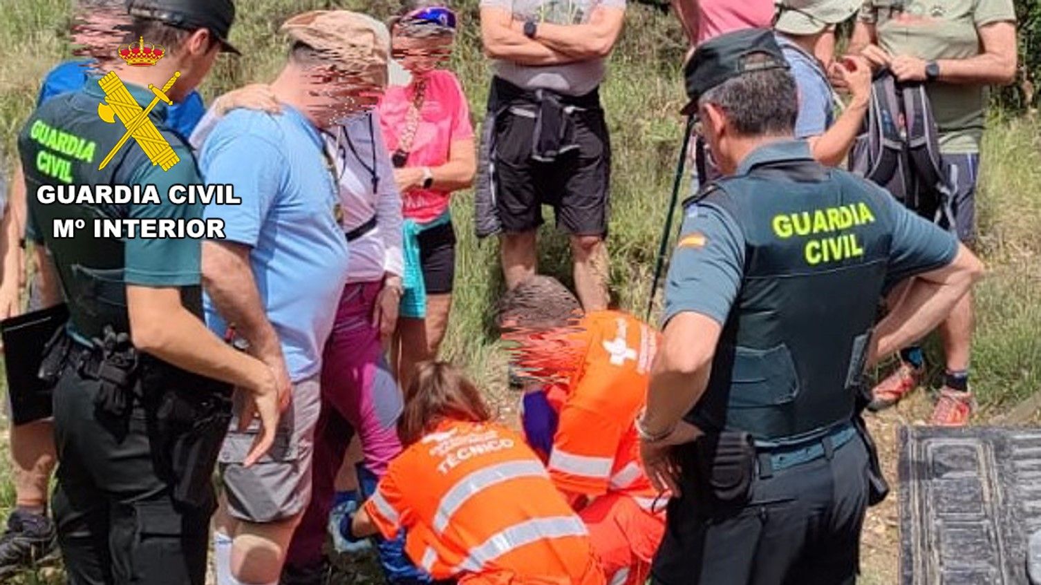 El rescate de una senderista en la provincia de Burgos
