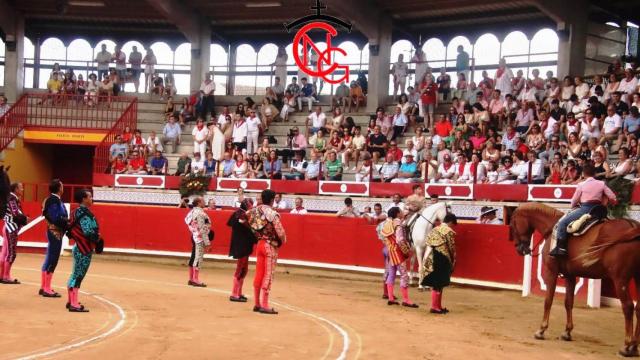 Paseíllo en el coso de Pedrajas de San Esteban el pasado año