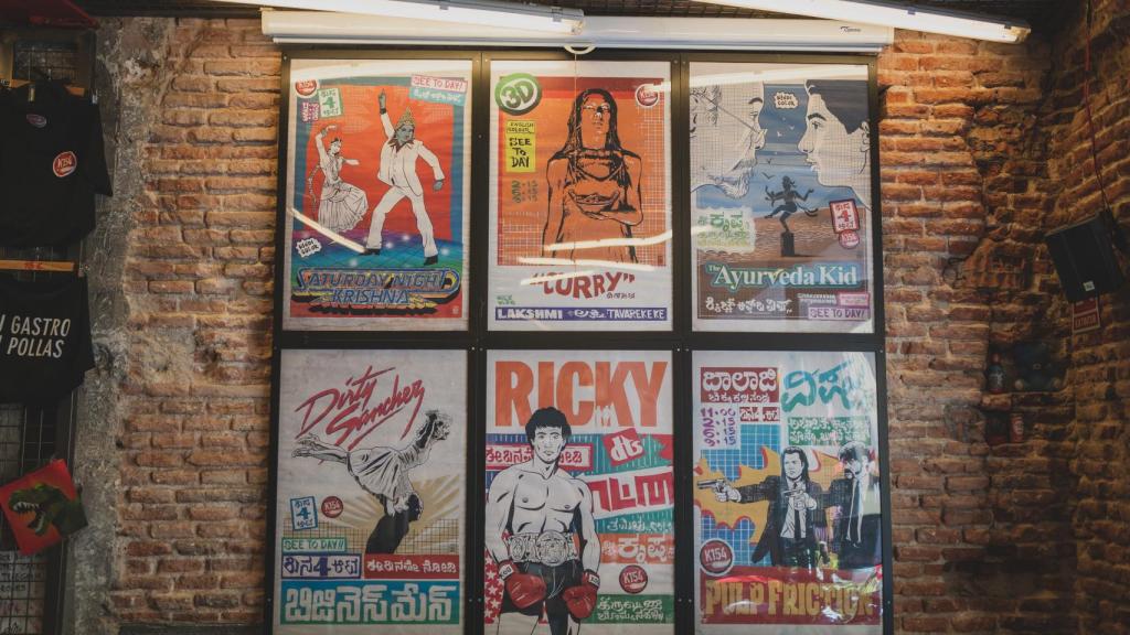 Una de las paredes de Kitchen 154 en Noviciado.