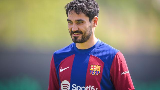 Ilkay Gündogan, en su presentación con el FC Barcelona