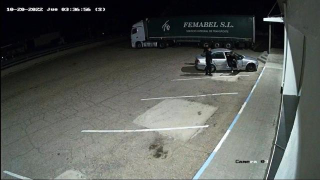 Desmantelado un grupo criminal que robaba mercancías en camiones aparcados en áreas de servicio. Foto: Guardia Civil