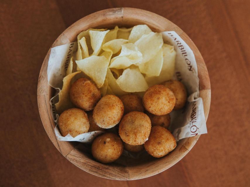 Croquetitas caseras de jamón ibérico