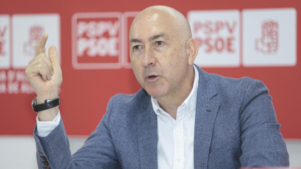 Alejando Soler (PSOE), durante la entrevista concedida a EL ESPAÑOL De Alicante.