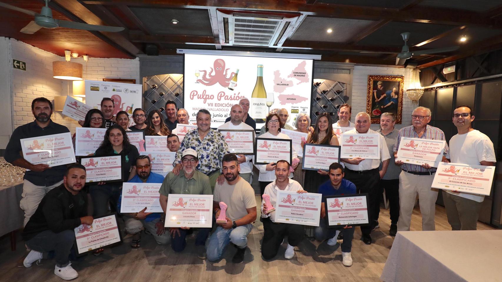 Todos los ganadores de Pulpo Pasión 2023
