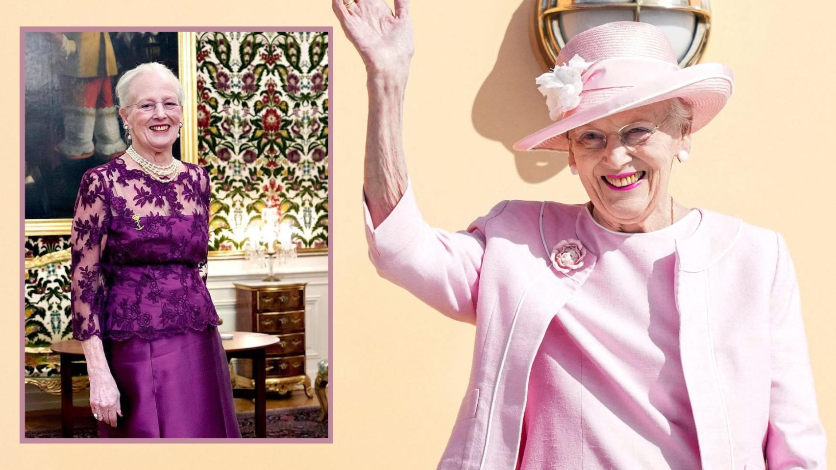 La soberana danesa, en un montaje de JALEOS.