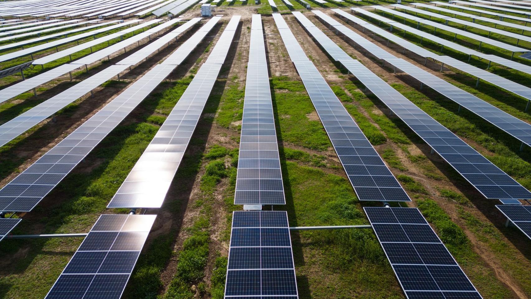 Planta solar de Aquila Clean Energy.