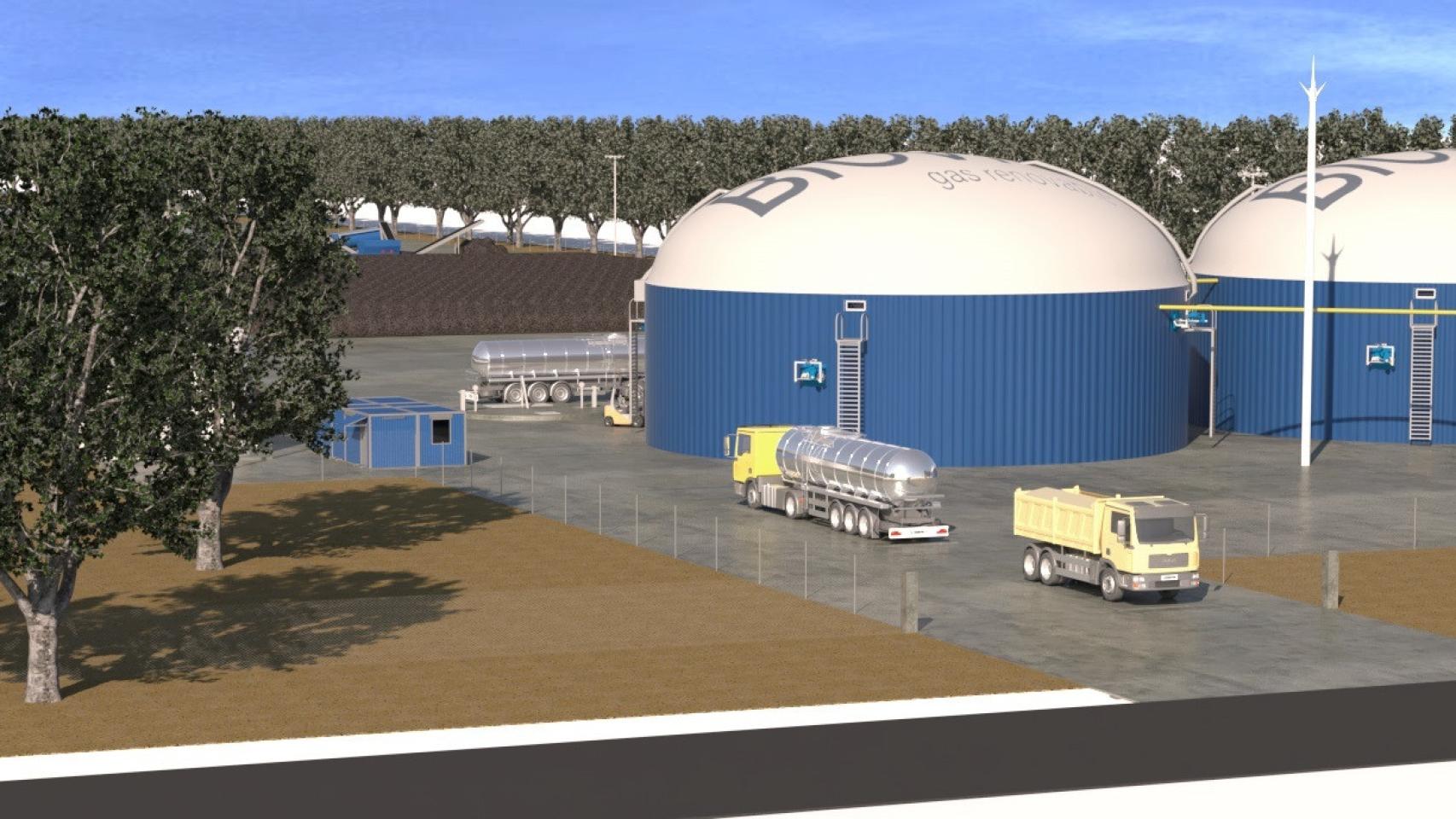 La planta de Biomethane Initiatives en Toledo.