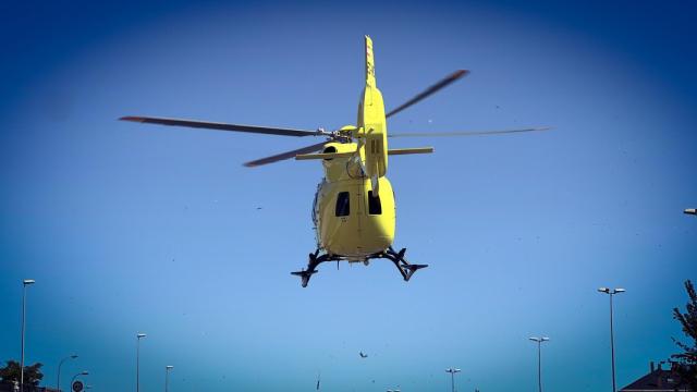 Helicóptero del Summa 112.