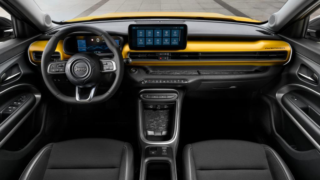 Interior del Jeep Avenger.