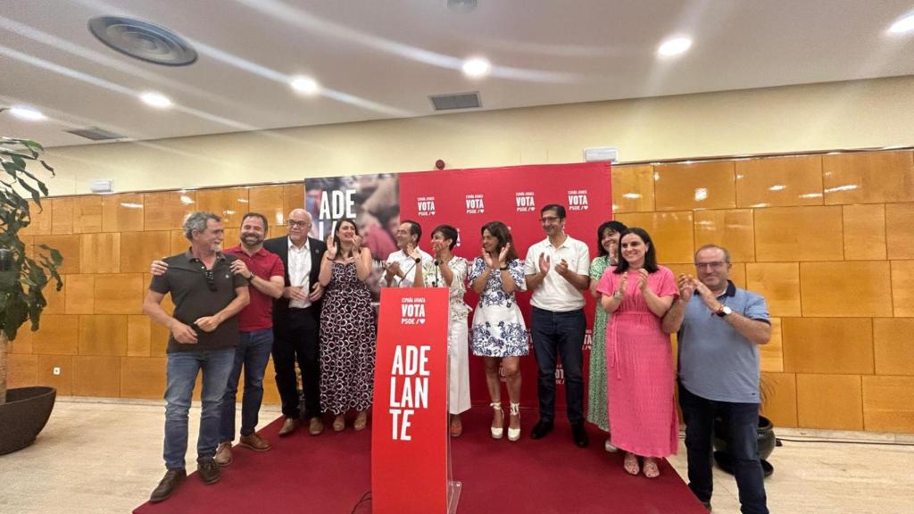 Mitin de José Bono e Isabel Rodríguez en Ciudad Real