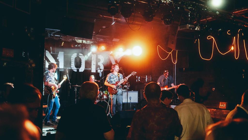 La Moby Dick Band en directo.