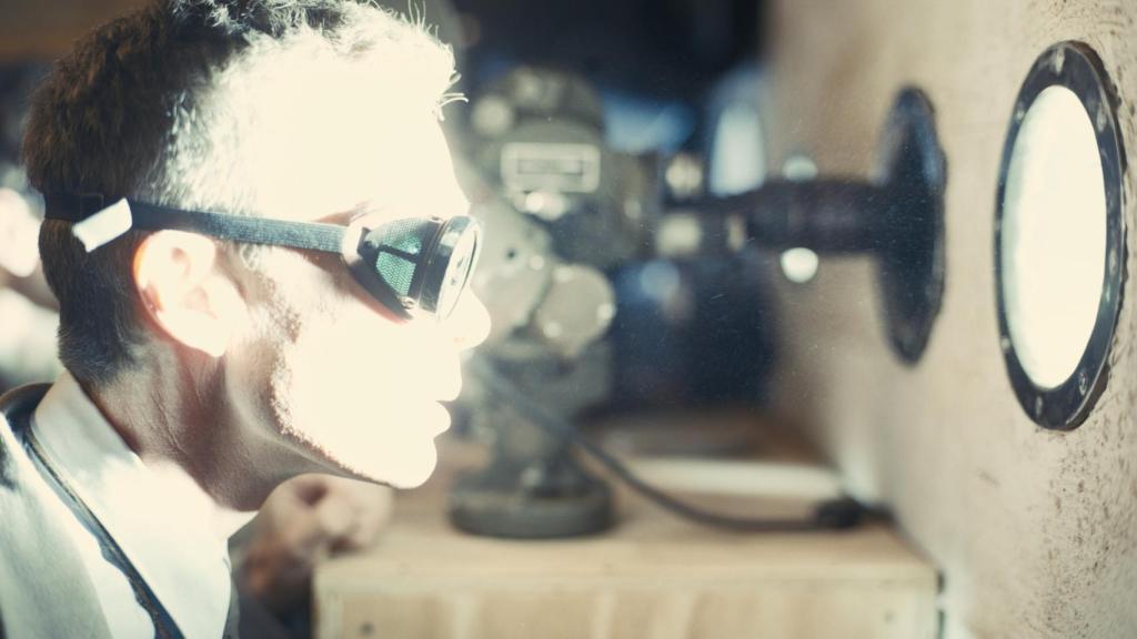 Oppenheimer durante la Prueba Trinity.