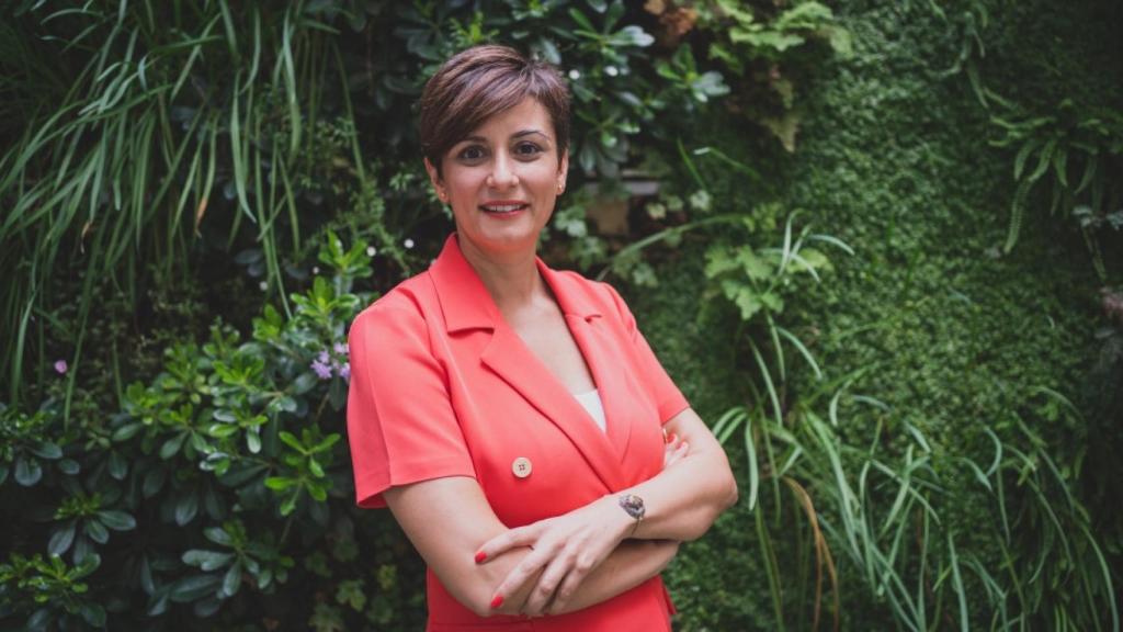 Isabel Rodríguez durante la entrevista.