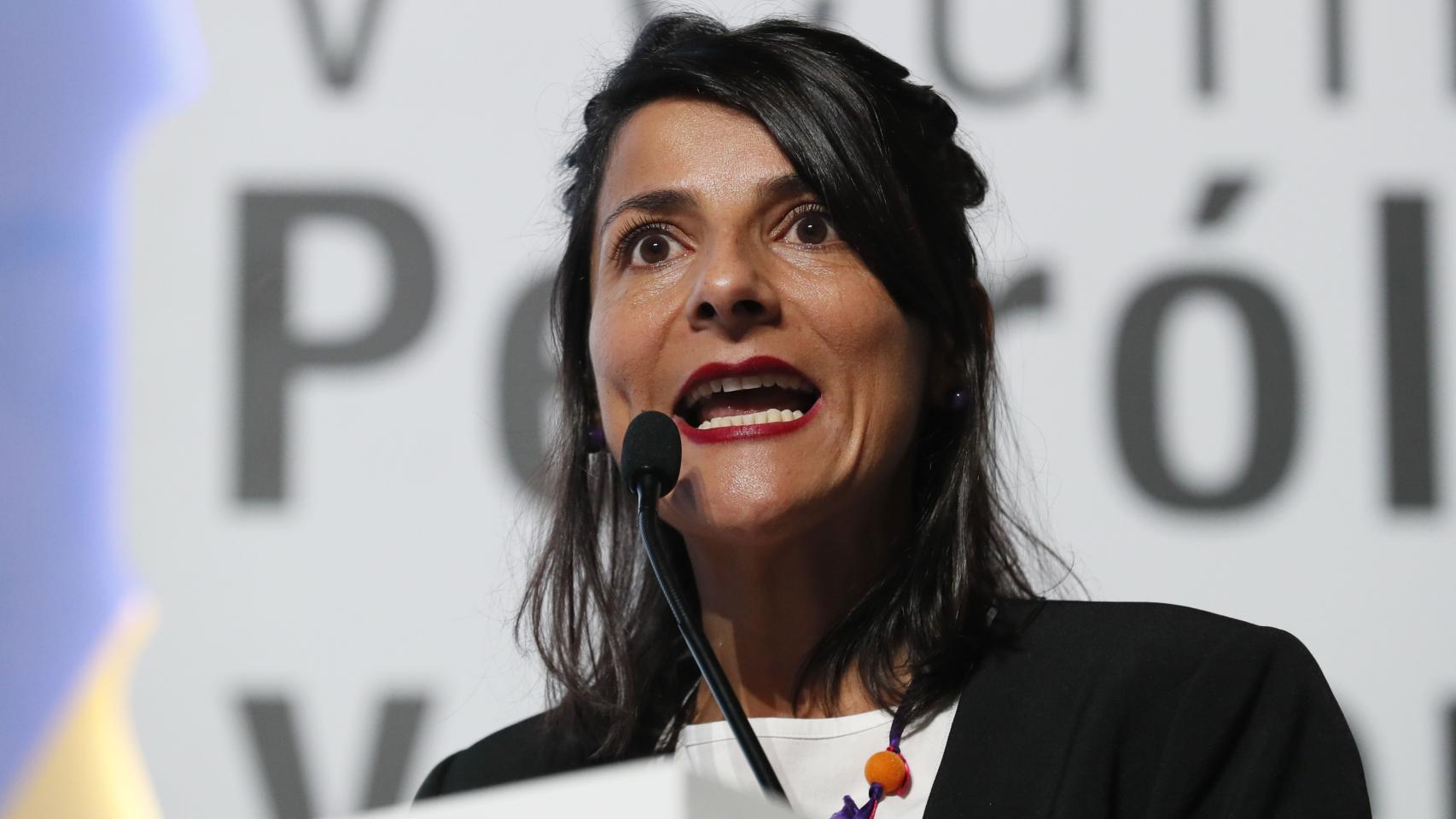 La exministra colombiana de Minas y Energía, Irene Vélez, el pasado mes de noviembre.