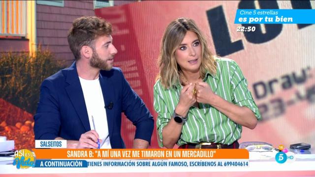 Sandra Barneda en 'Así es la vida'.