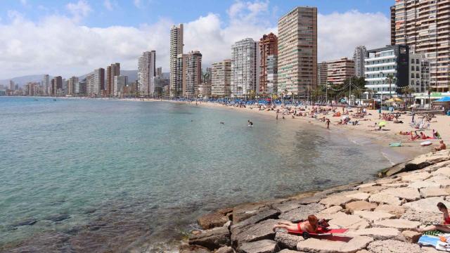 Vistas a la ciudad de Benidorm.