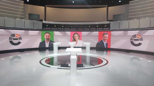 El debate a tres de TVE.