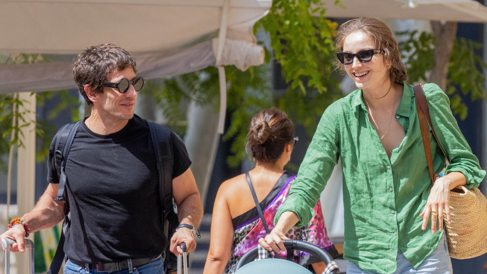 El actor y su mujer, en Ibiza.