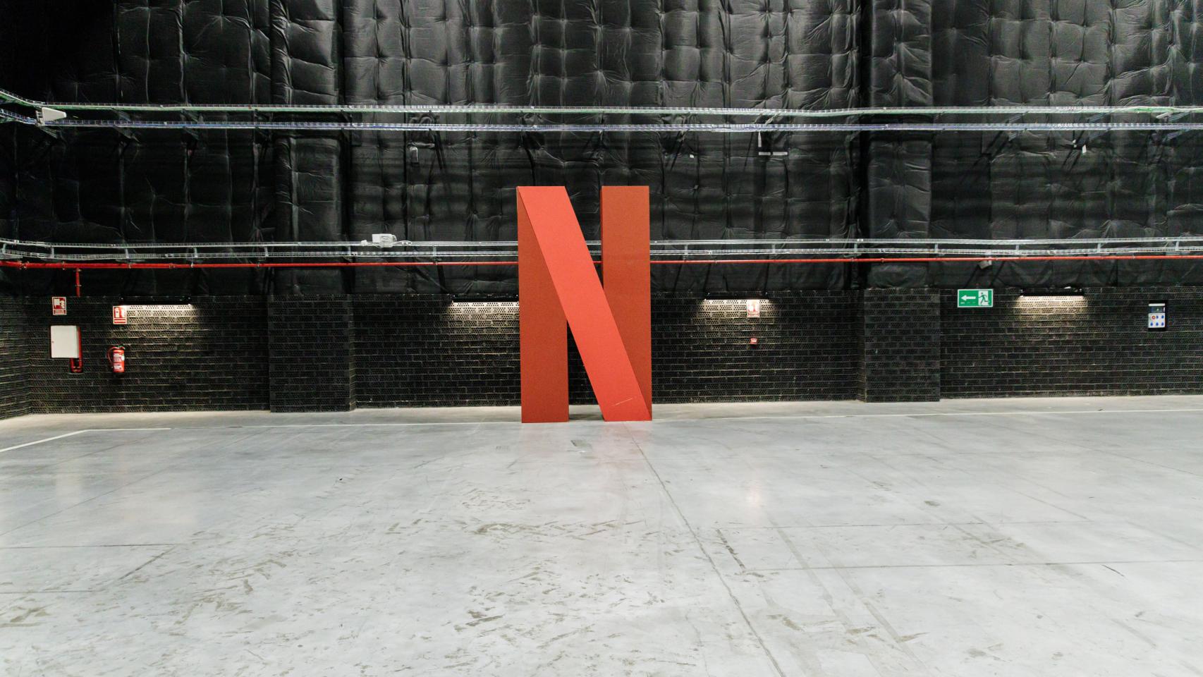 Plató de Netflix en el HUB Audiovisual 'Madrid Content City' situado en Tres Cantos, Madrid (España).