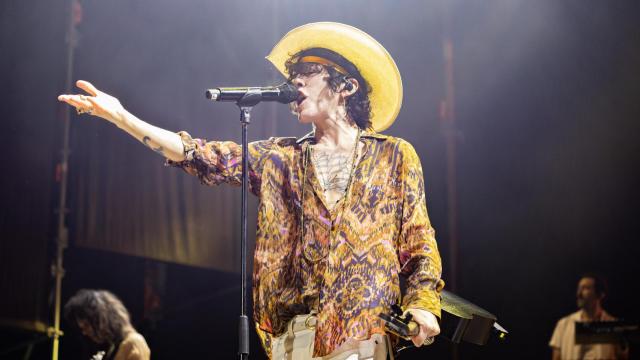 LP en su actuación en Las Noches del Botánico en Madrid.
