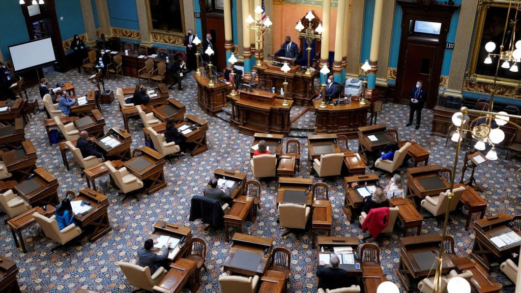 Uno de los colegios electorales el pasado 2020 en Michigan