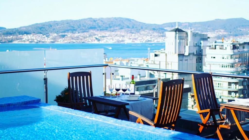 Terraza del Hotel Silken Axis Vigo