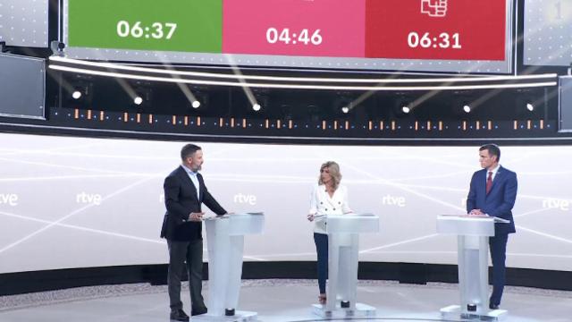 El debate a tres de La 1.