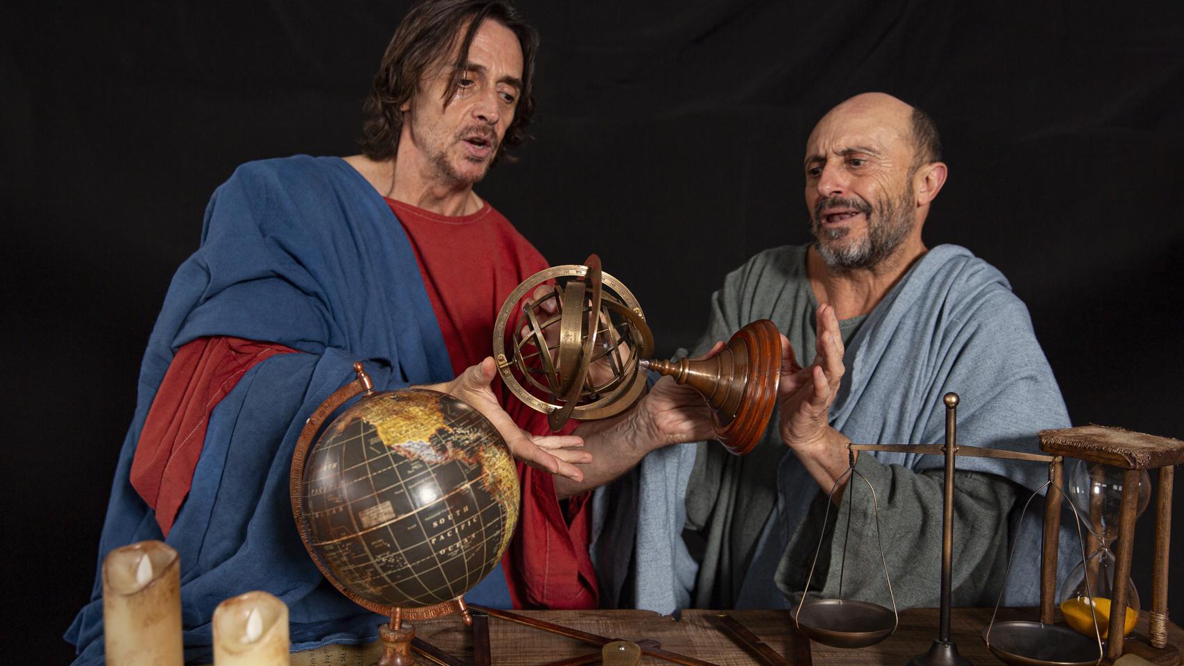 Moncho Sánchez-Diezma y Pepe Viyuela en 'Las nubes'.