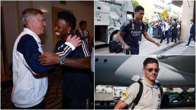 La llegada del Real Madrid a Los Ángeles
