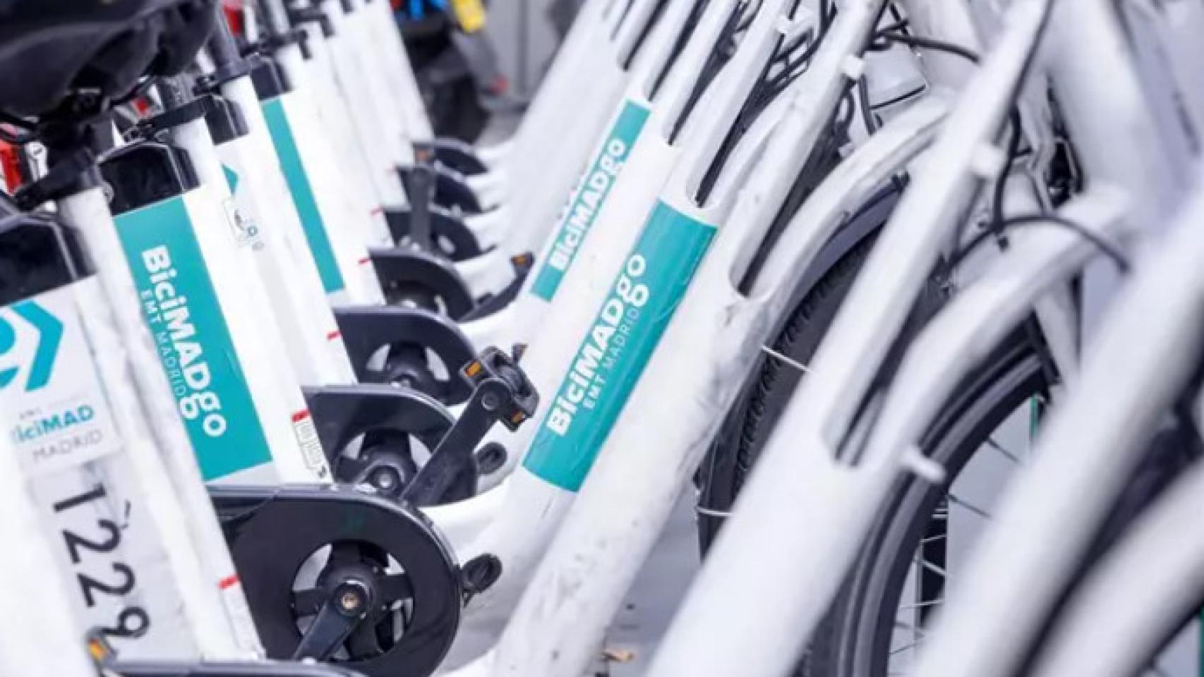 Bicicletas del servicio de BiciMad
