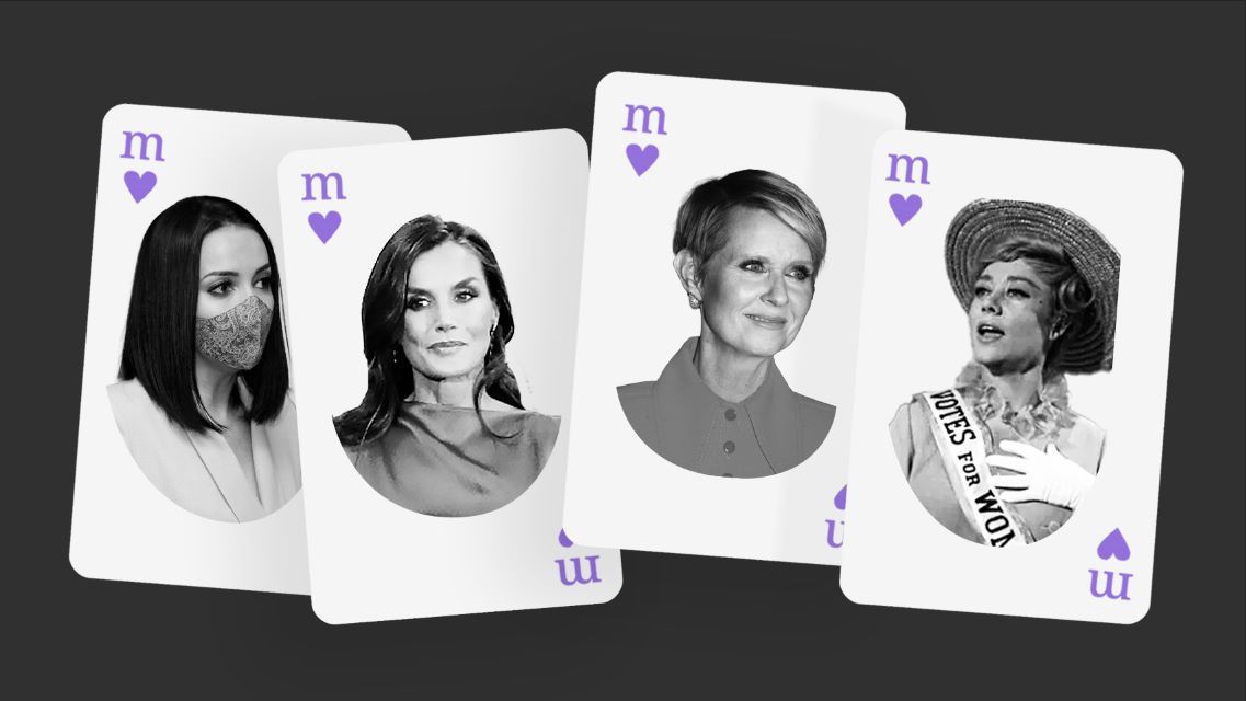 Cruz Sánchez de Lara, doña Letizia Ortiz, Cynthia Nixon y Winnifred Banks.