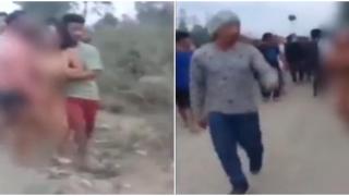 Hombres obligan a dos mujeres a caminar desnudas en la India