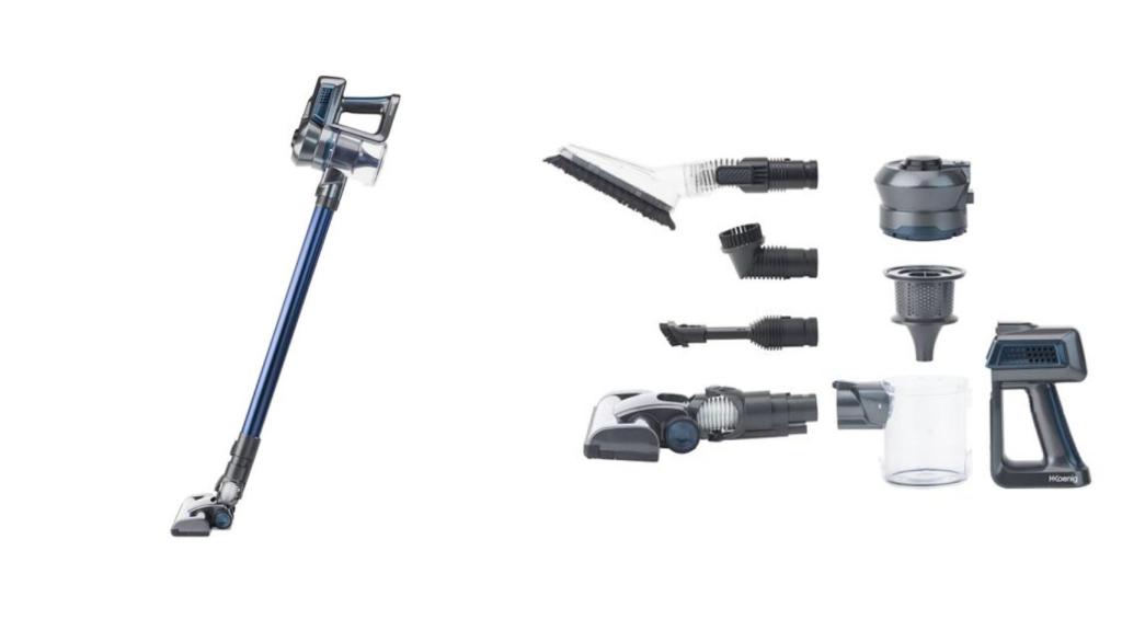 El aspirador UP680 de H Koenig y sus accesorios