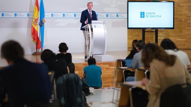 Rueda comparece tras el Consello de la Xunta.