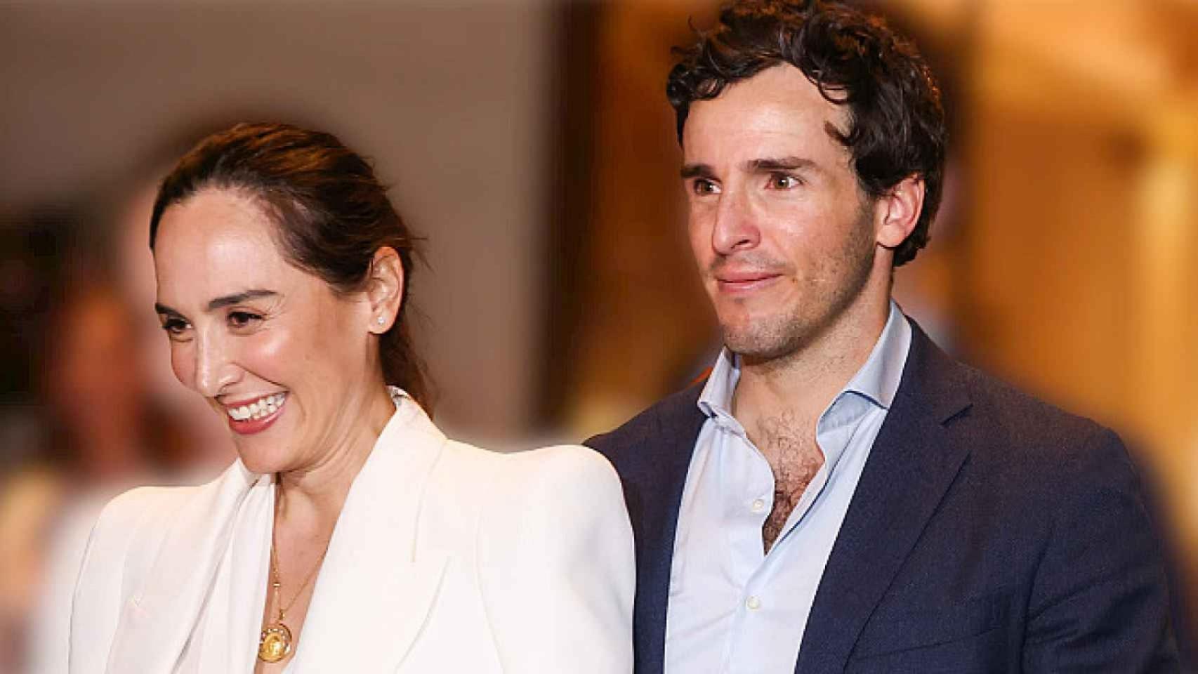 La pareja, el día de su preboda.