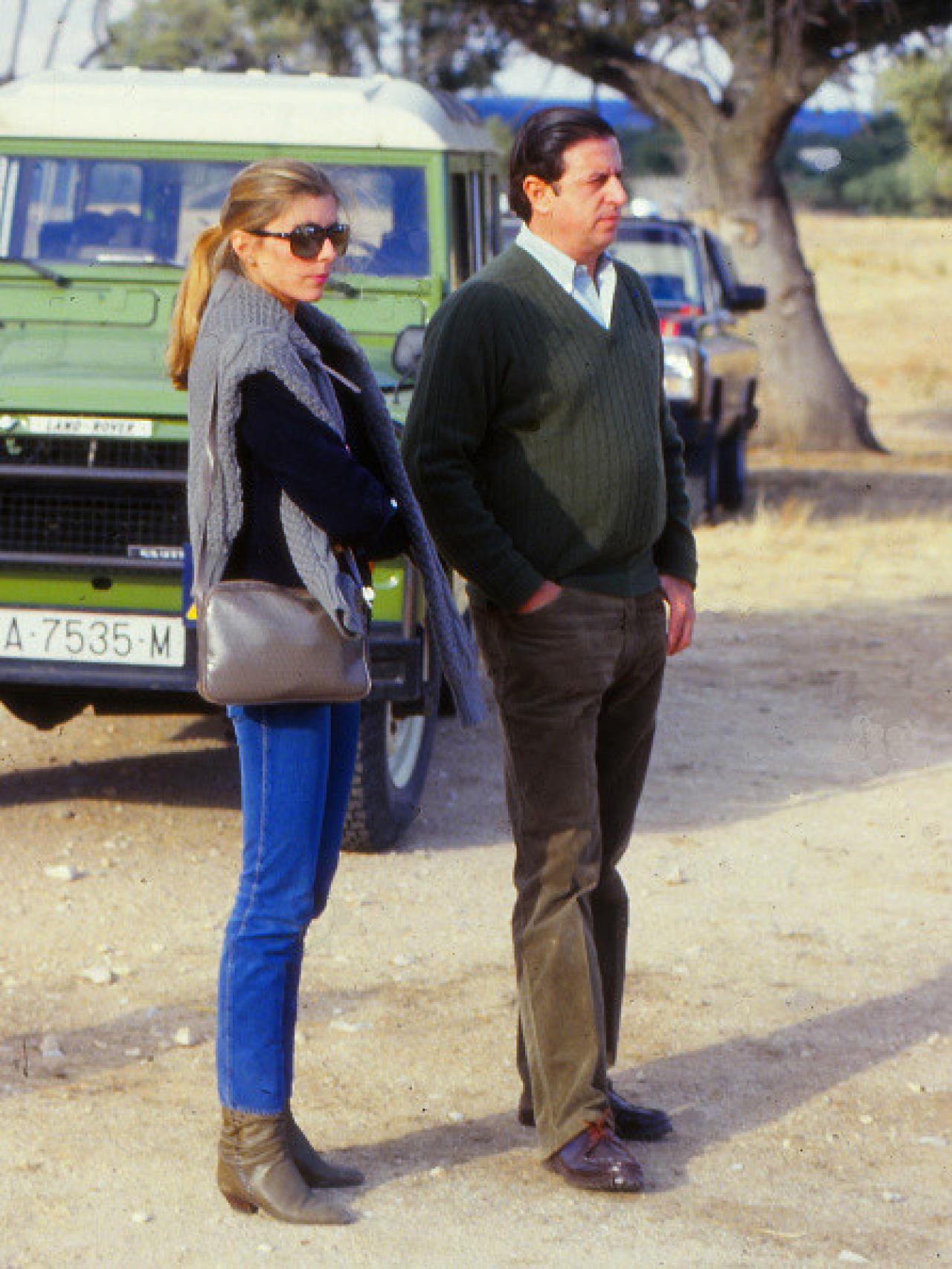 Marta, con Fernando Falcó, marqués de Cubas.