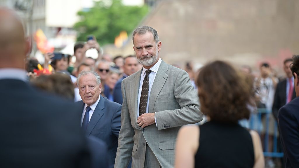 El Rey Felipe, el pasado 17 de junio, antes de presidir la tradicional corrida de toros de la Beneficiencia en Las Ventas.