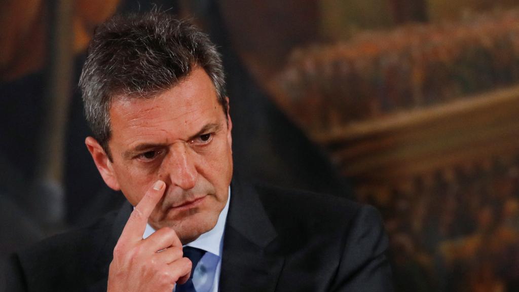 El ministro de Economía y precandidato presidencial argentino, Sergio Massa, el pasado 19 de julio.