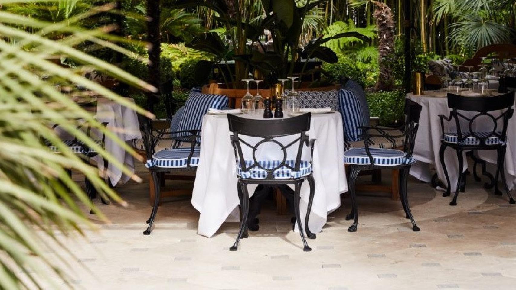 Jardín de Santo Mauro, un oasis para disfrutar de la gastronomía en Chamberí