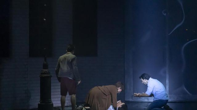 Un instante de 'Ghost' en el Teatro Cervantes de Málaga.