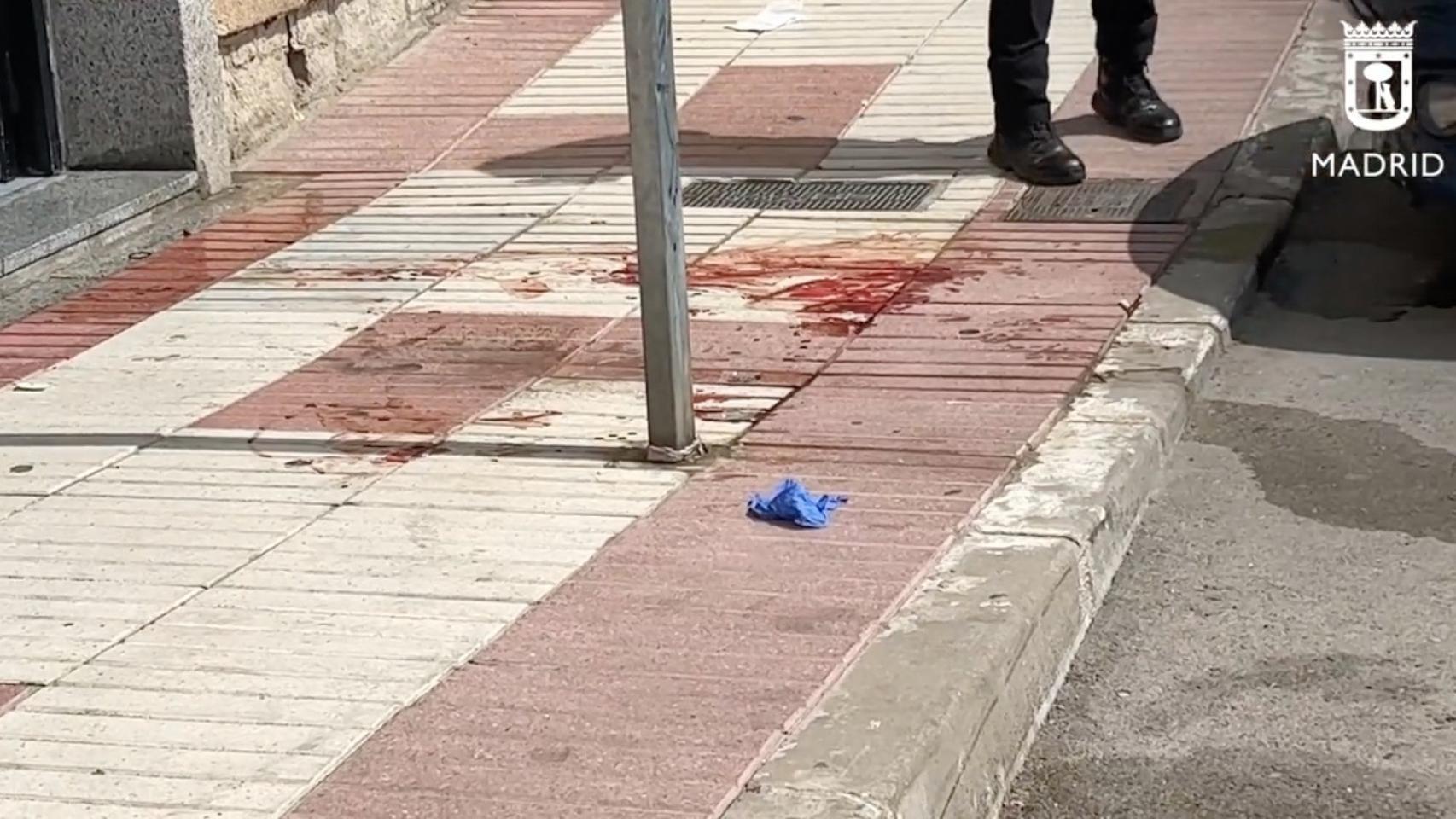 Al hombre le han acuchillado en San Blas