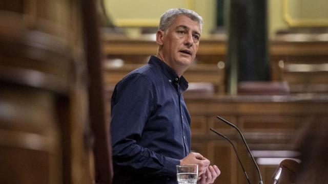 El diputado de EH Bildu, Oskar Matute, en el Congreso.